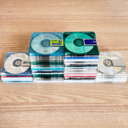 MD Mini Disc Lot of 20/30/40/50/100 USED