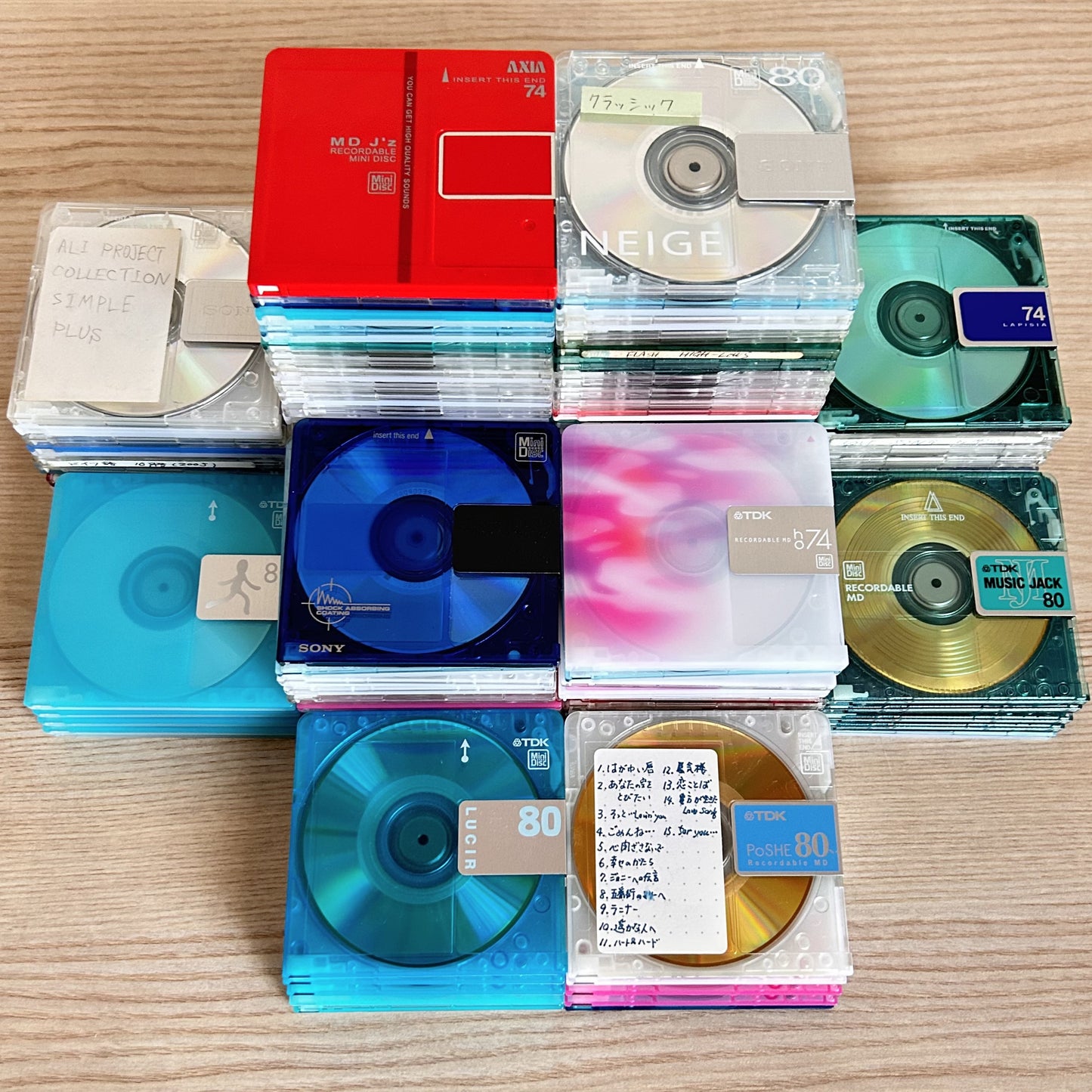 MD Mini Disc Lot of 20/30/40/50/100 USED