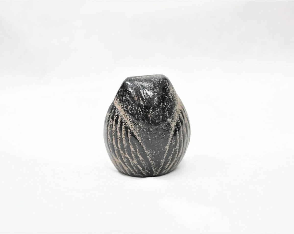 Authentic Japanese Cast Iron Paperweight • Owl Desk Decor - Kamaji Market
