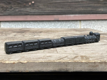 Authentic Japanese Cast Iron Paperweight/Figure • Train Figurine Interior Design • Desk Decoration • Night on the Galactic Railroad Gift - Kamaji Market