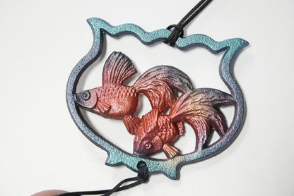 Authentic Japanese Cast Iron Wind Chime • Gardening Decor Bell • Goldfish Interior Decoration • Asian Home Decor • Japanese Ironware Gift - Kamaji Market