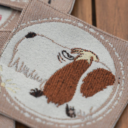 Offizieller Ghibli Howl Untersetzer 4er Set • Howl's Moving Castle Matte/Bierdeckel/Getränkeuntersetzer • Calcifer Hin Kakashi