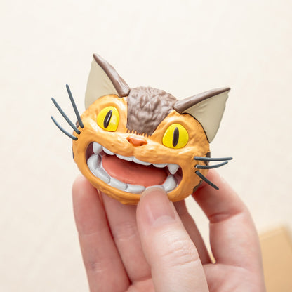 Official Studio Ghibli Catbus Face Magnet Set of 6 • My Neighbor Totoro Figure/Figurine/Home Decor/Interior Design