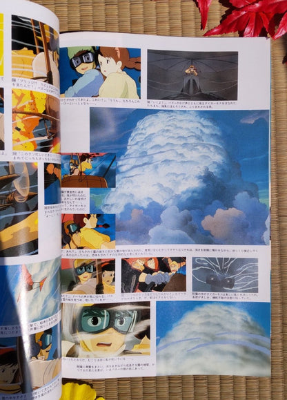 Ghibli Studio Laputa Vintage Artbook • Laputa Castle in the Sky "Roman Album" • Japanese Anime Painting Art Book - Kamaji Market
