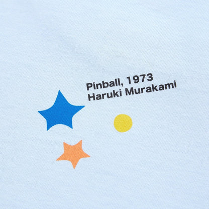Haruki Murakami "Pinball 1973" Blue T-Shirt • Murakami RADIO UT • Official Japanese Merchandise Art Gift - Kamaji Market