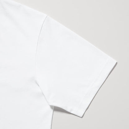 Haruki Murakami "Save humans, save cats" White T-Shirt • Murakami Peace for All UT • Official Japanese Merchandise Art Gift - Kamaji Market