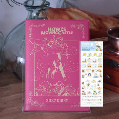 Offizieller Studio Ghibli 2027 Planer/Terminbuch/Tagebuch • Howl, Totoro, Chihiros Reise ins Zauberland, Kikis kleiner Lieferservice