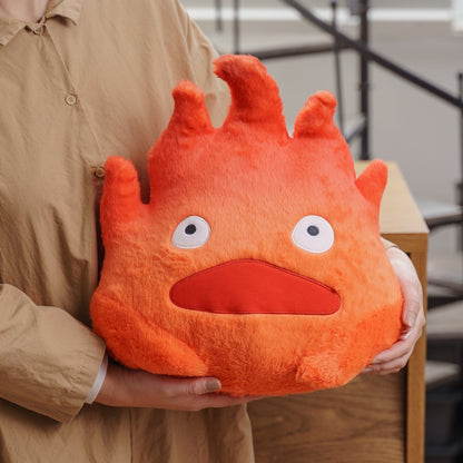 Howls Moving Castle Calcifer Plush Toy/Cushion - Kamaji Market