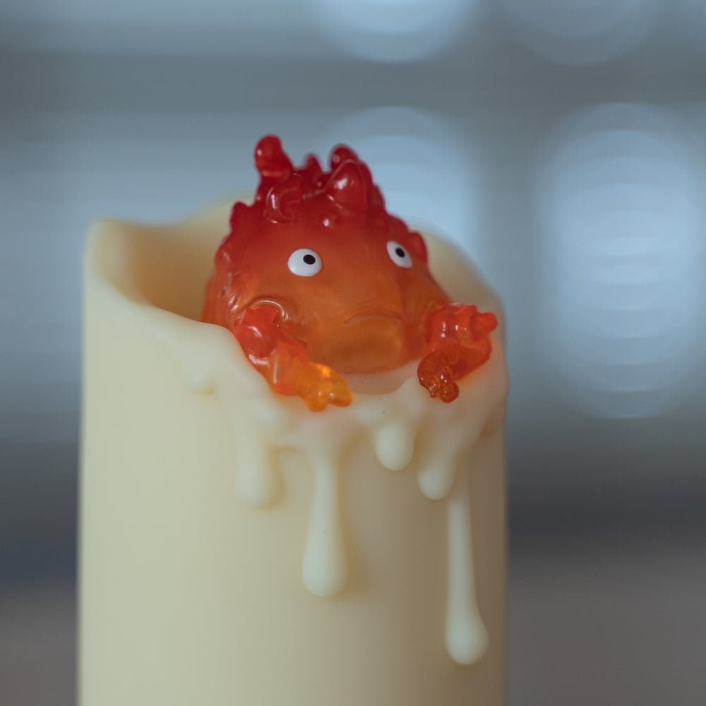 Howls Moving Castle Figure/Lantern • Calcifer Candle Light - Kamaji Market
