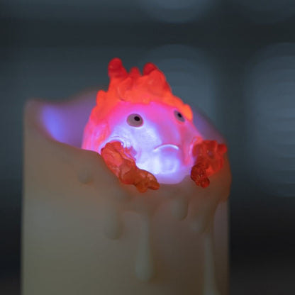 Howls Moving Castle Figure/Lantern • Calcifer Candle Light - Kamaji Market