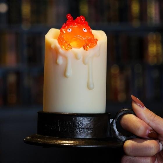 Howls Moving Castle Figure/Lantern • Calcifer Candle Light