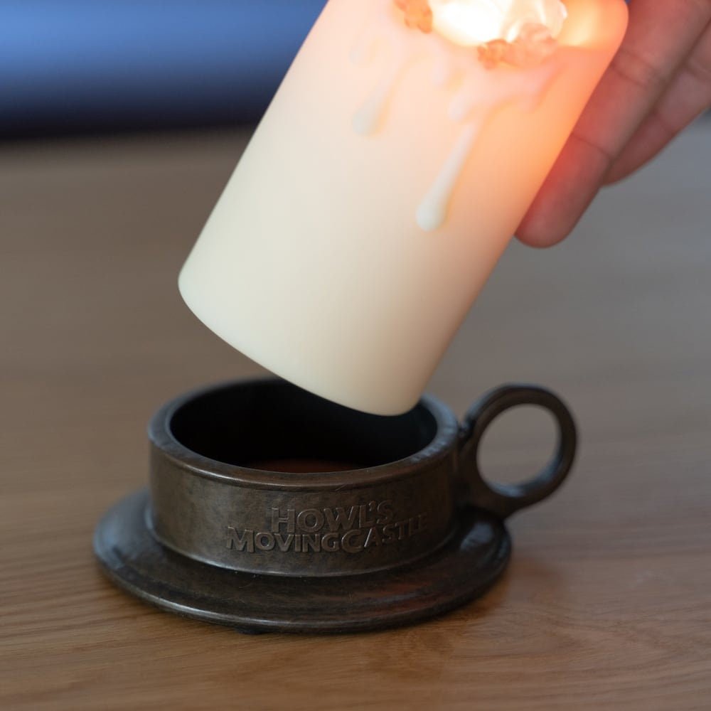 Howls Moving Castle Figure/Lantern • Calcifer Candle Light - Kamaji Market