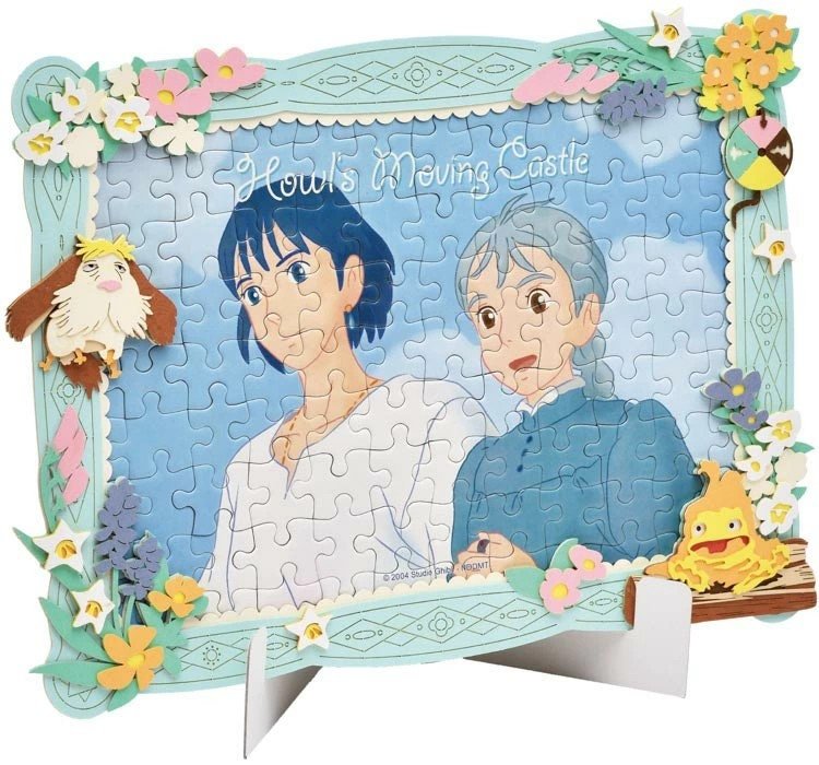Howls Moving Castle Puzzle • Paper Theater • Diorama - Kamaji Market