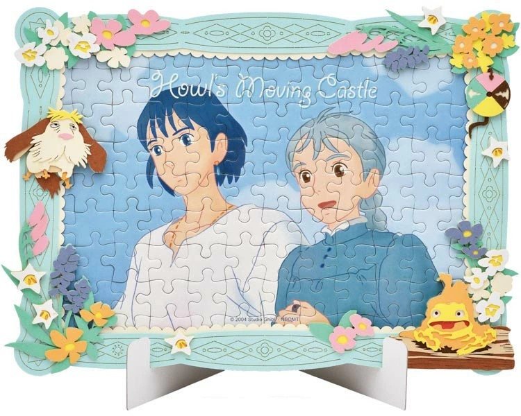 Howls Moving Castle Puzzle • Paper Theater • Diorama - Kamaji Market