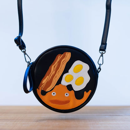 Howls Moving Castle Shoulder Bag/Pouch/Clutch with Calcifer - Kamaji Market