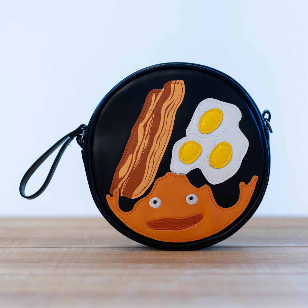 Howls Moving Castle Shoulder Bag/Pouch/Clutch with Calcifer - Kamaji Market