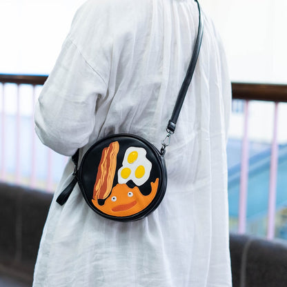 Howls Moving Castle Shoulder Bag/Pouch/Clutch with Calcifer - Kamaji Market