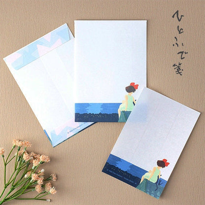 Original Ghibli Totoro, Kiki's Delivery, Laputa, Mononoke Letter Writing Paper Set