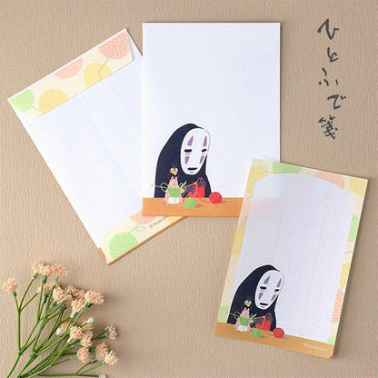 Original Ghibli Totoro, Kiki's Delivery, Laputa, Mononoke Letter Writing Paper Set