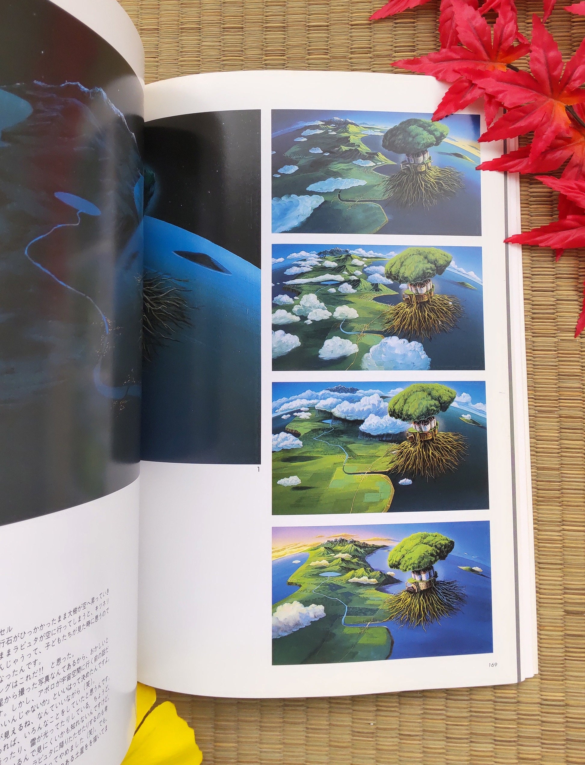 Vintage* Original Ghibli Laputa Artbook • Laputa Castle in the Sky Anime Painting Art Book • Robot Soldier, Fox-Squirrel Studio Ghibli Gift