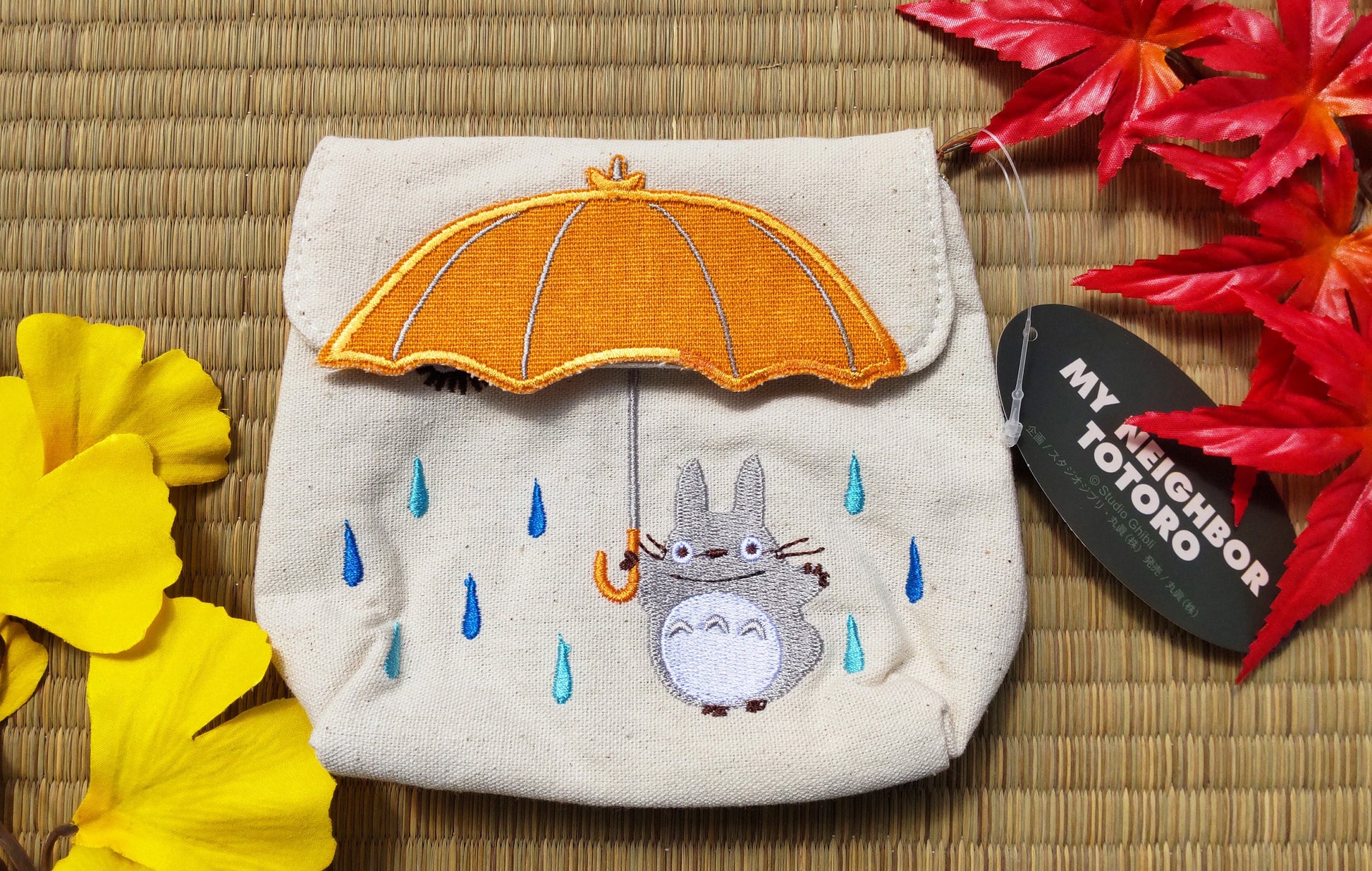 Original Ghibli Studio Totoro Pouch • My Neighbor Totoro Pencil Case/Cosmetic Bag/Clutch/Wallet/Multi-case/Makeup Bag • Anime Gift