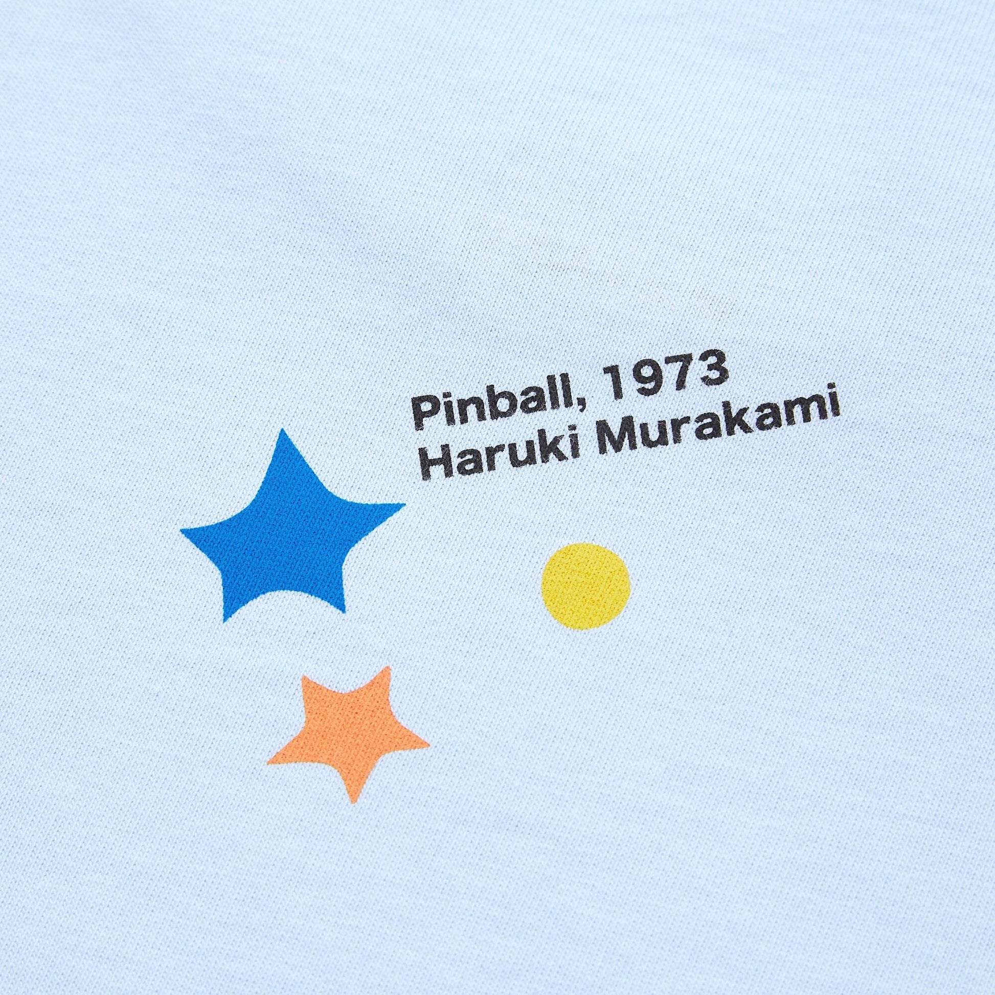 Haruki Murakami "Pinball 1973" Blue T-Shirt • Murakami RADIO UT • Original Japanese Merchandise Art Gift