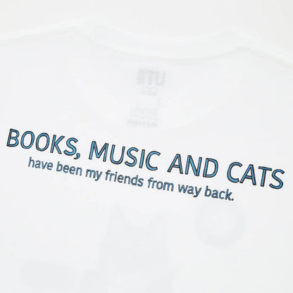 Original Haruki Murakami "Murakami RADIO" White T-shirt • Murakami RADIO UT White Tees with Cat • Japanese Art Merchandise Gift