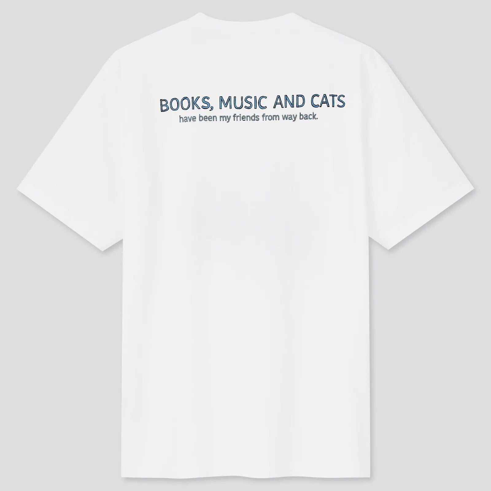 Original Haruki Murakami "Murakami RADIO" White T-shirt • Murakami RADIO UT White Tees with Cat • Japanese Art Merchandise Gift