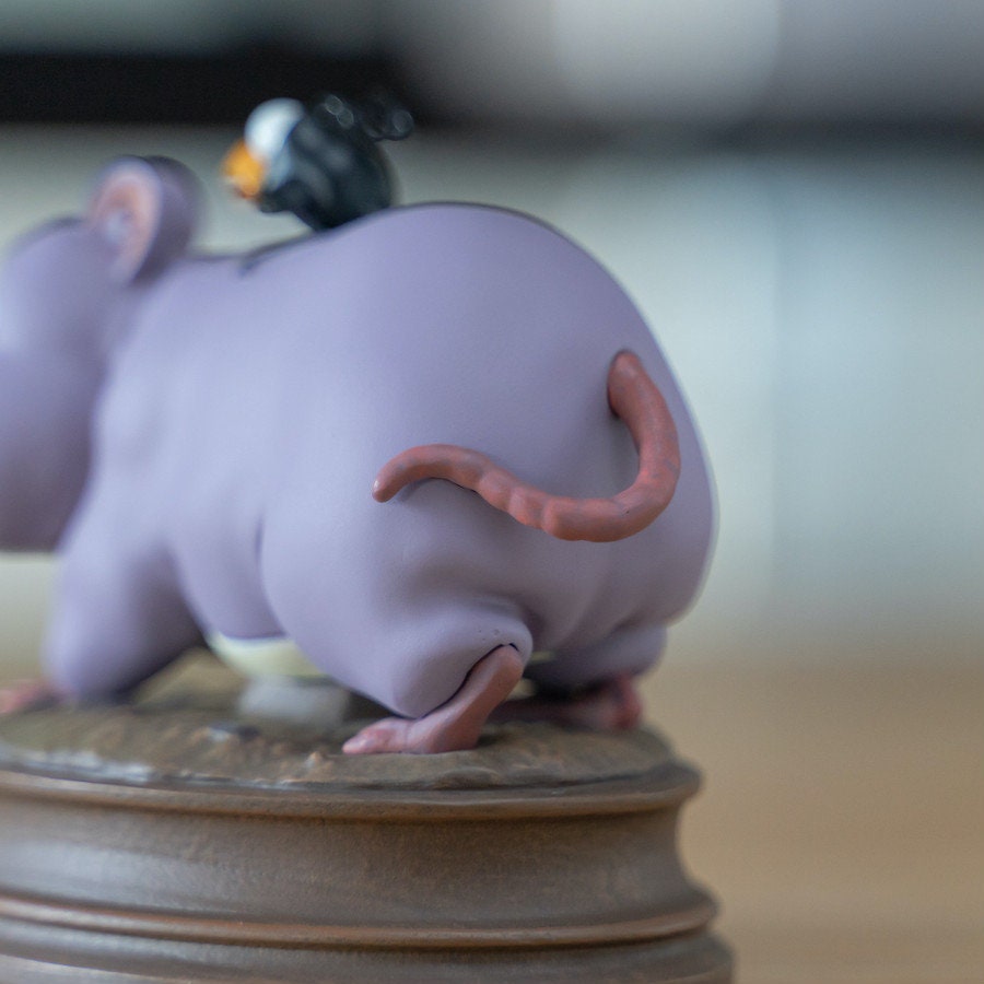 Original Ghibli Bo Mouse Figure • Spirited Away Small Figurine/Mini Statue/Replica/Home Decor/Interior Diorama • Studio Ghibli Gift