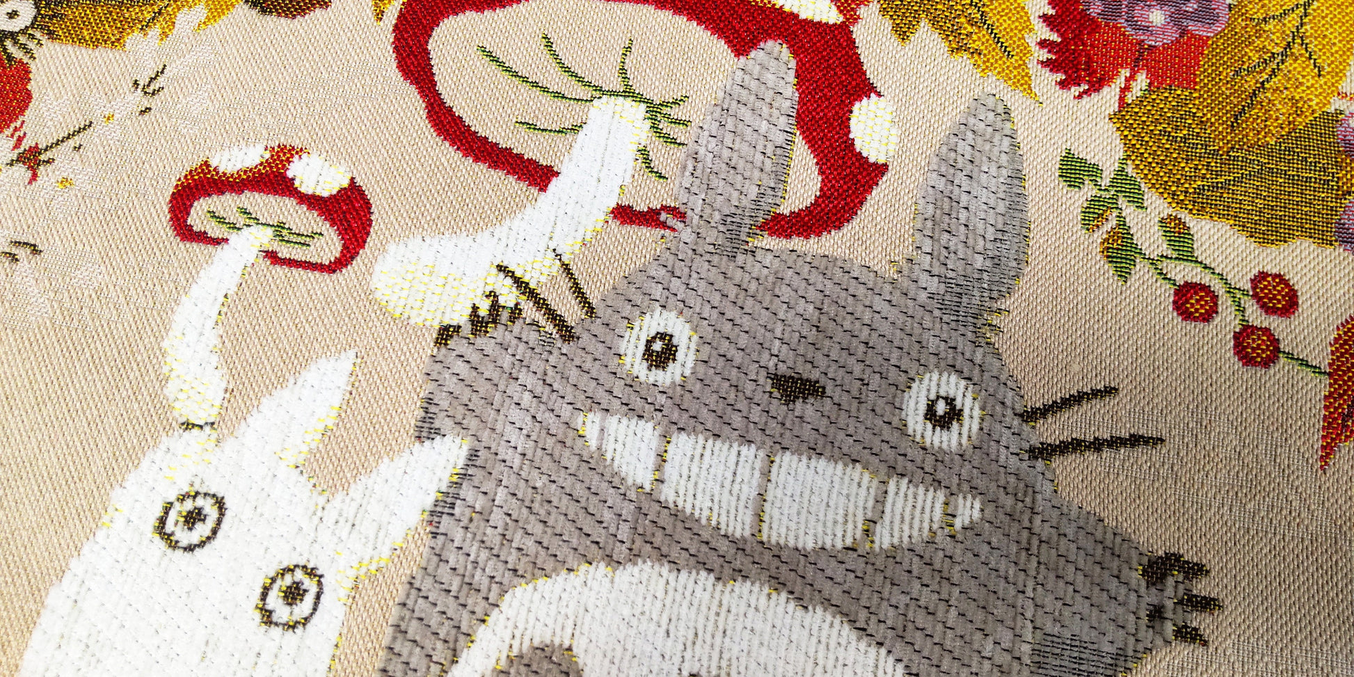 Original Ghibli Studio Totoro Place Mat • My Neighbor Totoro Weave Gobelin/Tapestry/Wall Decor Hanging • Anime Gift