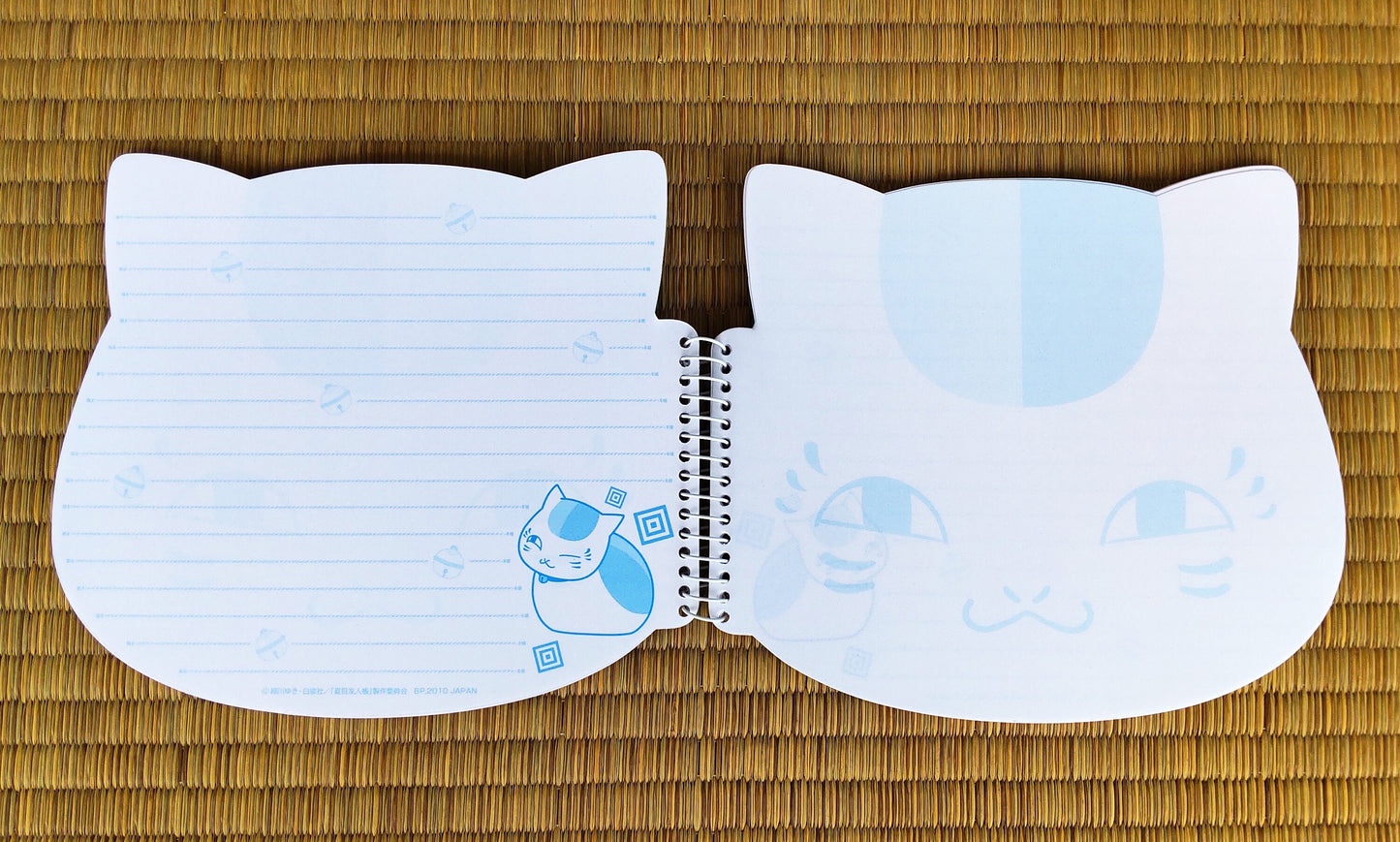 Nyanko-Sensei Notepad/Notebook • Natsume's Book of Friends(Natsume Yuujinchou) Anime Planner/Memo pad • Kawaii Cat Japanese Stationary