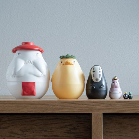 Original Ghibli Spirited Away Figure Set/Matryoshka • Small Figurine/Mini Statue/Replica/Home Decor/Interior Diorama • Kaonashi No Face Gift