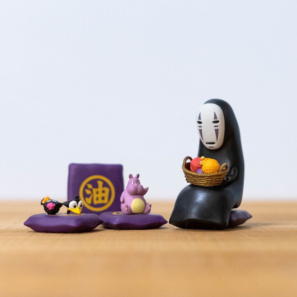 Original Ghibli No Face Spirited Away Figure Set/Balance Toy • Small Figurine/Mini Statue/Replica/Home Decor/Interior Diorama • Gift