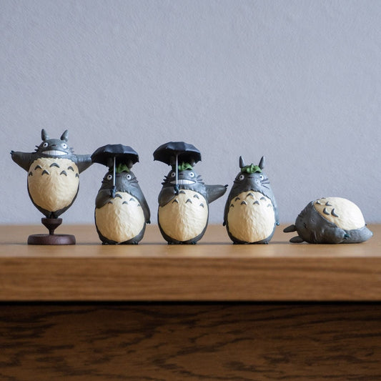 Original Ghibli Studio Totoro Figure (Set of 6) • My Neighbor Totoro Figurine/Mini Statue/Replica/Home Decor/Interior Diorama • Anime Gift