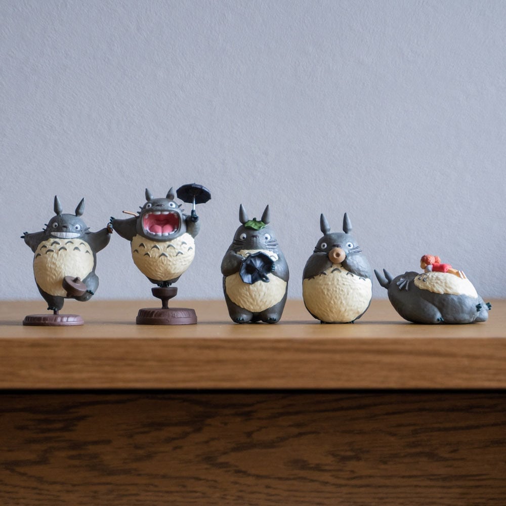 Original Ghibli Studio Totoro Figure (Set of 6) • My Neighbor Totoro Figurine/Mini Statue/Replica/Home Decor/Interior Diorama • Anime Gift