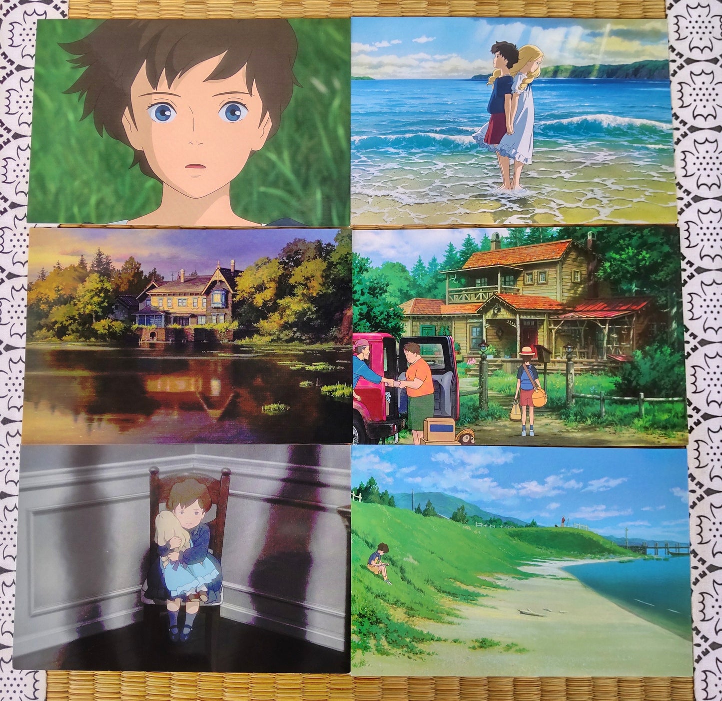 Original Ghibli Studio Marnie Postcard • When Marnie Was There Message card/Writing letter • Japanese Anime Stationery