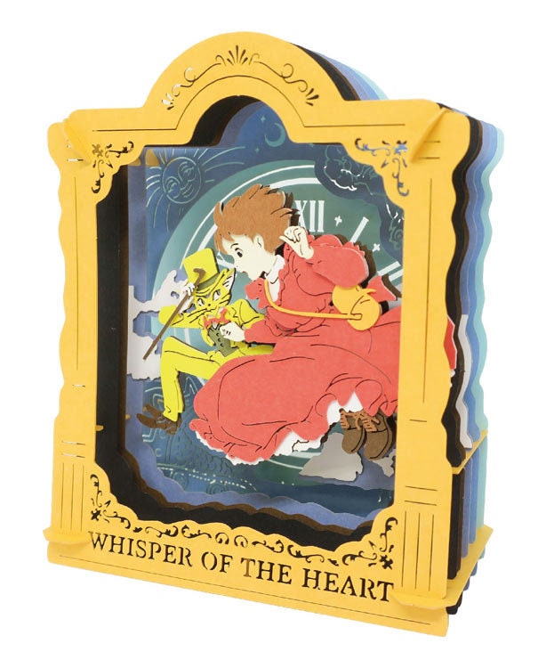 Original Ghibli Studio Paper Theater • Whisper of the Heart, Howls Moving Castle Diorama/Papercraft/Miniature/Home Decor • Film Scene Gift