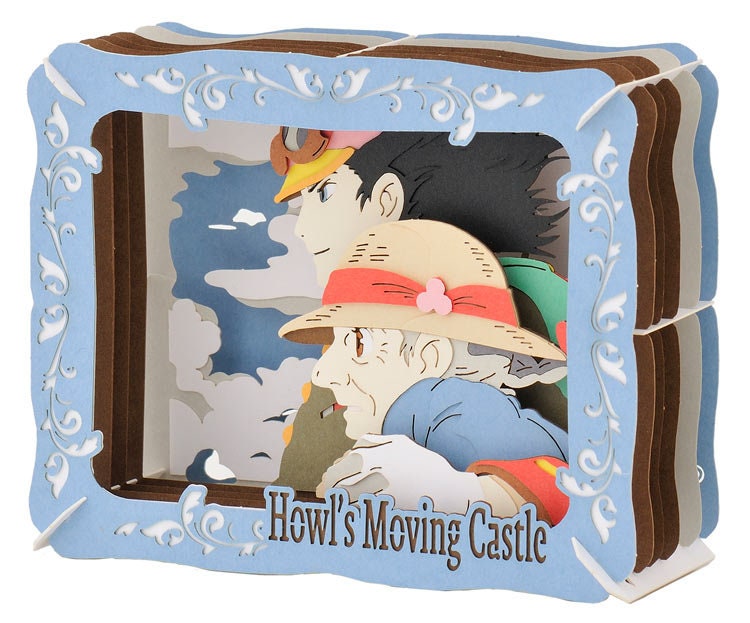 Original Ghibli Studio Paper Theater • Whisper of the Heart, Howls Moving Castle Diorama/Papercraft/Miniature/Home Decor • Film Scene Gift