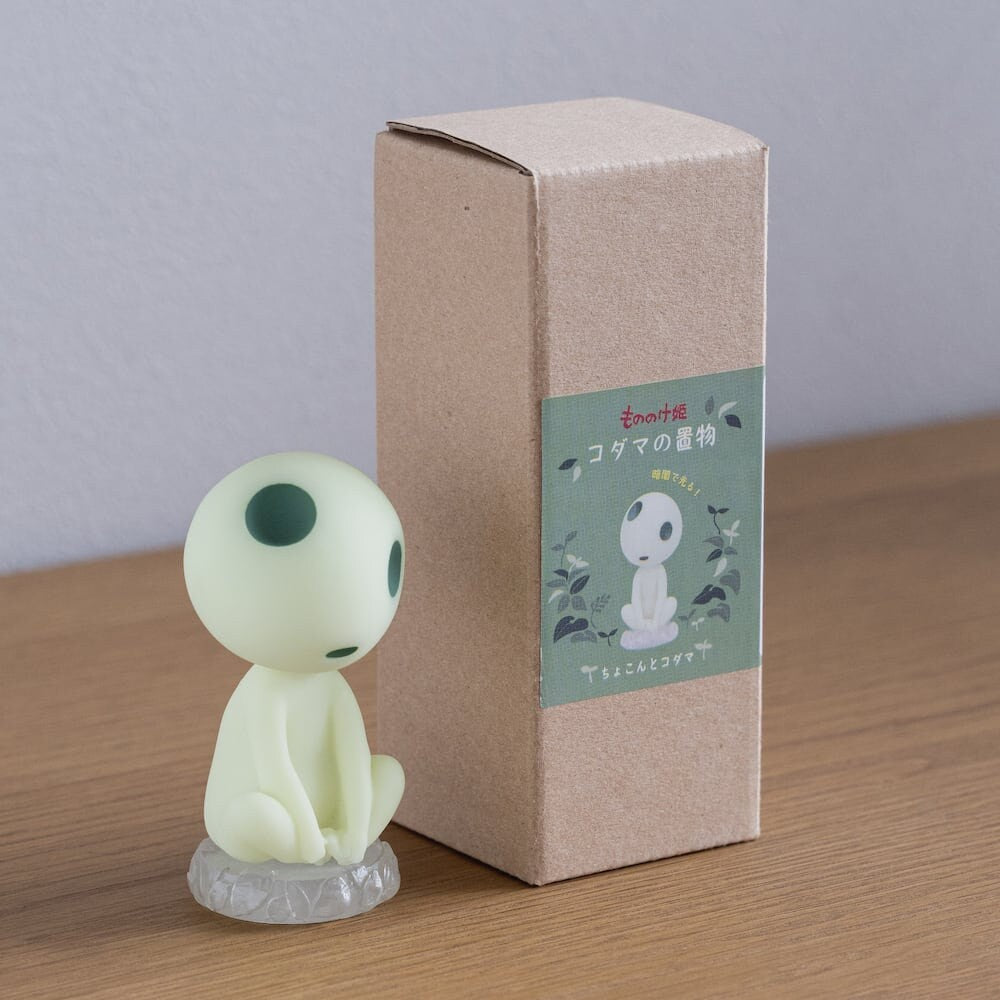 Original Ghibli Studio Kodama Figure • Princess Mononoke Phosphorescent Figurine/Mini Statue/Replica/Home Decor/Interior Diorama Anime Gift