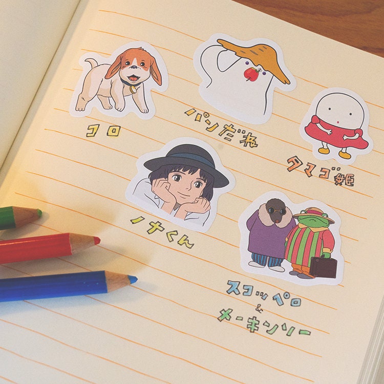 Original Ghibli Studio Roll Sticker Set • Ghibli Museum Short Movies Sticker Sheets • Kawaii Japanese Stationery