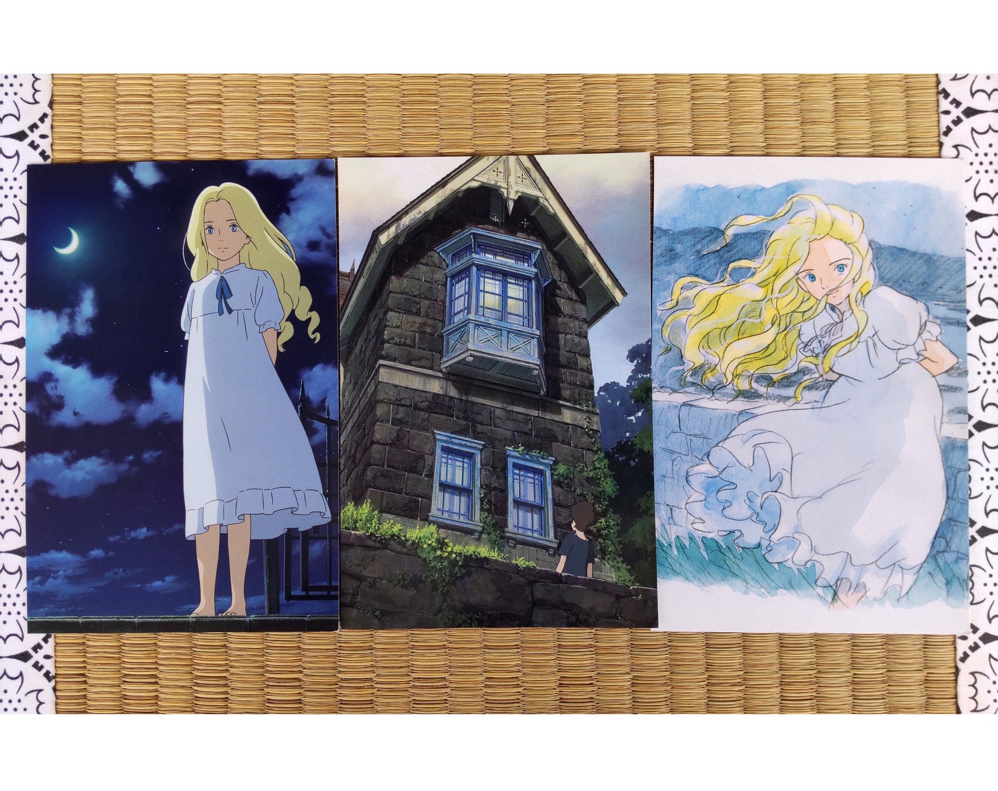 Original Ghibli Studio Marnie Postcard • When Marnie Was There Message card/Writing letter • Japanese Anime Stationery