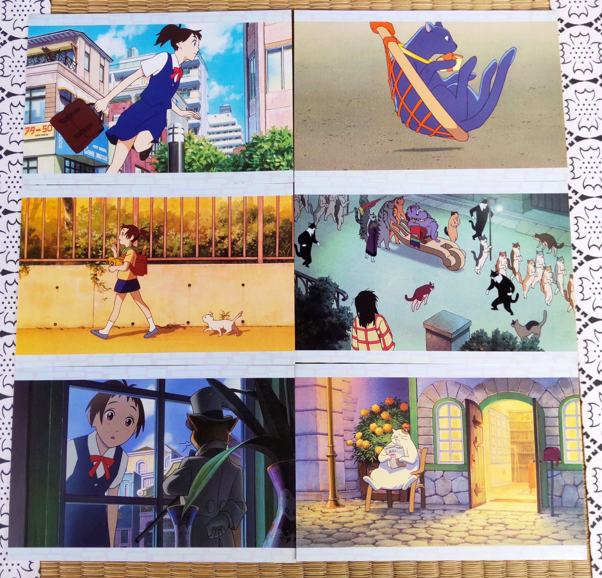 Vintage* Original Ghibli Studio Postcard • The Cat Returns Message card/Writing letter • Japanese Anime Stationery