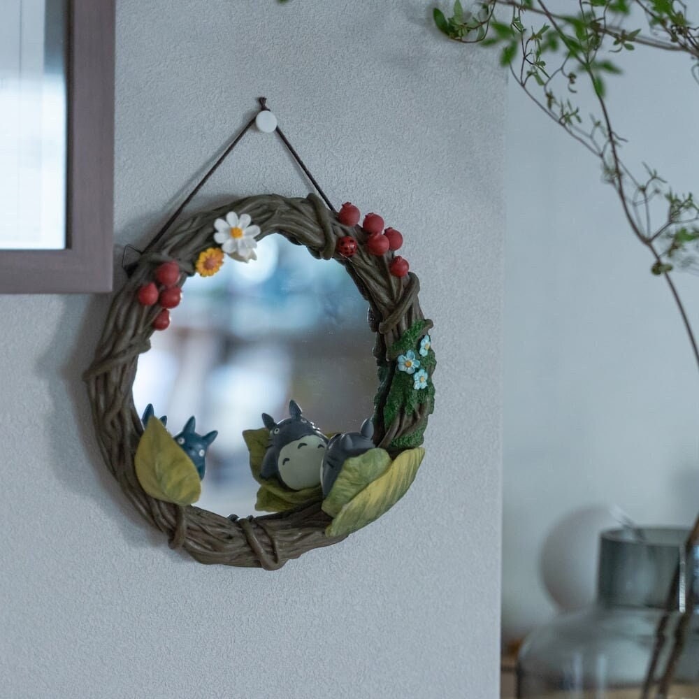 Original Ghibli Totoro Table/Wall Mirror • My Neighbor Totoro Wall Hanging/Figure/Replica/Figurine/Home Decor • Studio Ghibli Gift