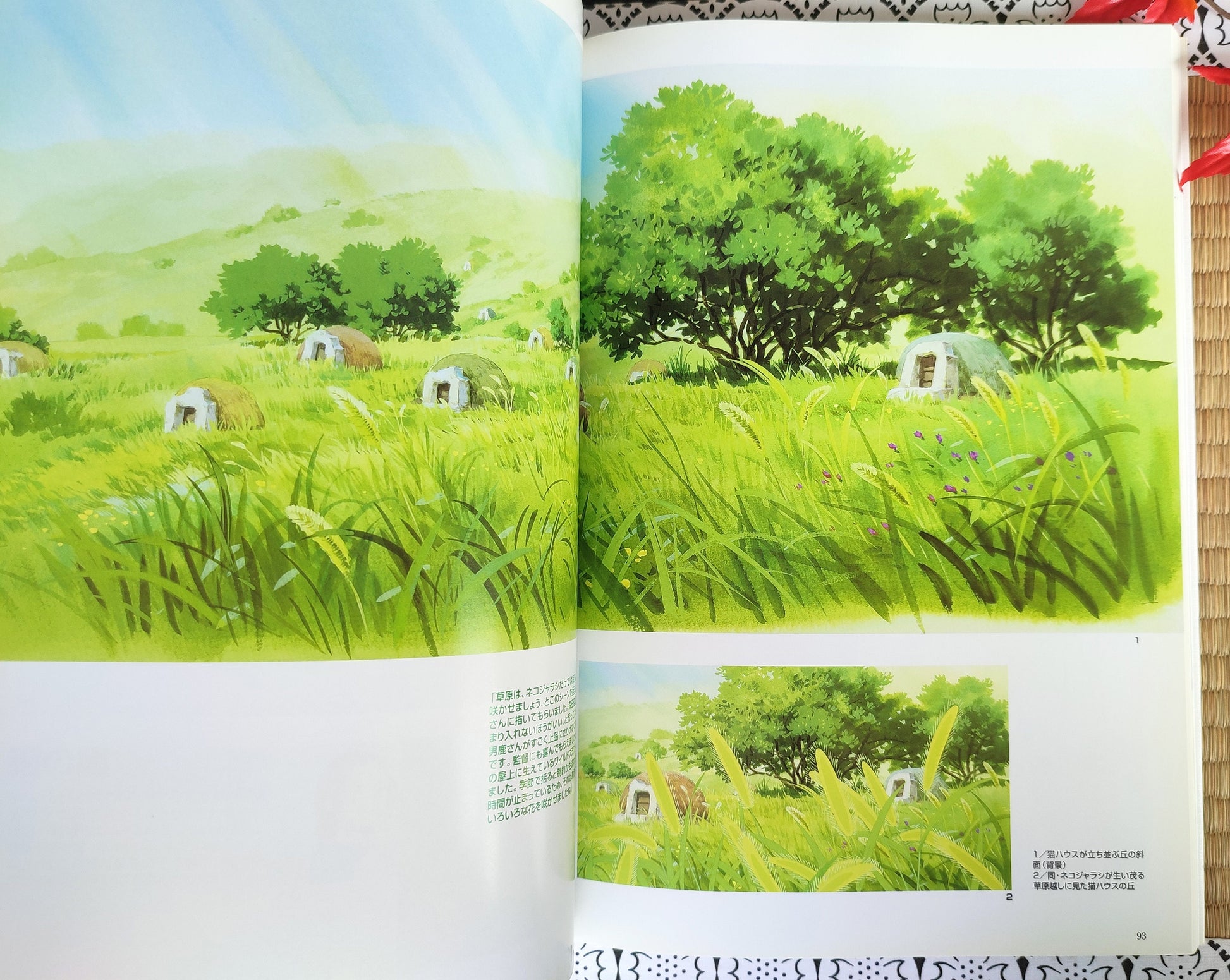 Original Ghibli The Cat Returns Artbook • Japanese Painting Art Book • Anime Studio Ghibli Gift