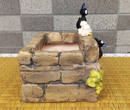 Vintage* Original Ghibli Jiji Planter/Figure • Kikis Delivery Service Pot/Holder/Figurine/Replica/Diorama/Interior Decor/ Studio Ghibli Gift