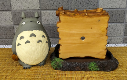 Original Ghibli Planter/Figure • My Neighbor Totoro Pot/Holder/Stand/Figurine/Replica/Interior Decor/Diorama • Anime Ghibli Studio Gift