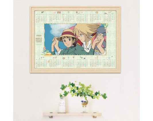 Exclusive* Original Ghibli Puzzle/Calendar 2023 • Howls Moving Castle Interior Home Decor/Wall Hanging • Studio Ghibli Gift • 1000 pieces