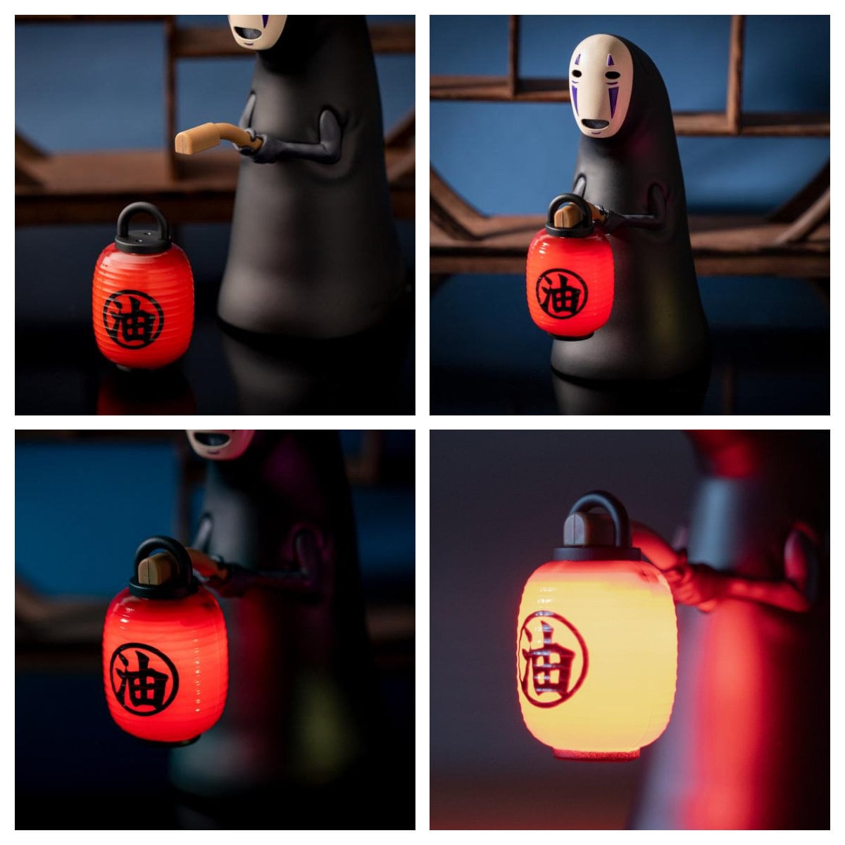 Original Ghibli Figurine/Lantern • Spirited Away Figure/Statuette/Replica/Home Decor/Diorama • Kaonashi No Face Light • Studio Ghibli Gift