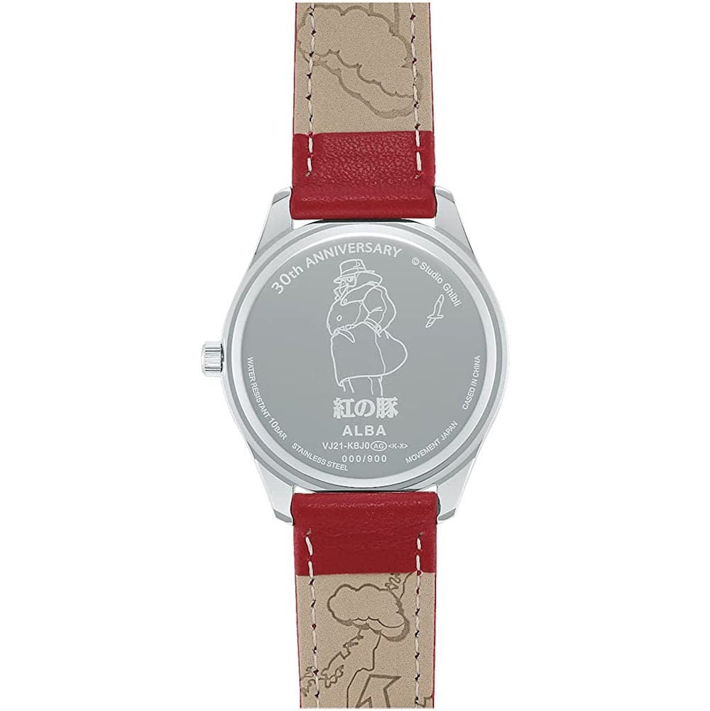 Original Studio Ghibli Porco Rosso Wrist Watch • Crimson Pig Watch/Clock • Japanese Anime Watches Gift • Limited to 900