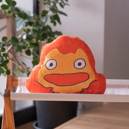 Original Ghibli Calcifer Cushion/Home Decor • Howls Moving Castle Pillow/Plush Toy/Stuffed Animal/Figure/Replica • Studio Ghibli Gift